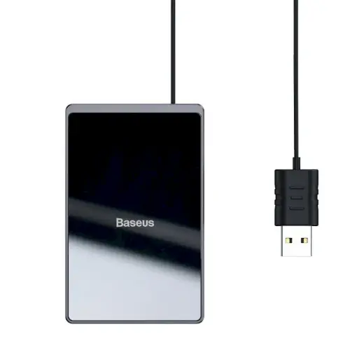 Baseus WX01B-01 беспроводное индуктивное зарядное устройство Qi 15W черное