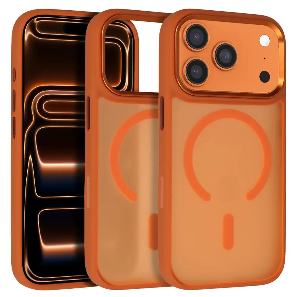 Liavec Cloudy phone case for iPhone 17 Pro orange