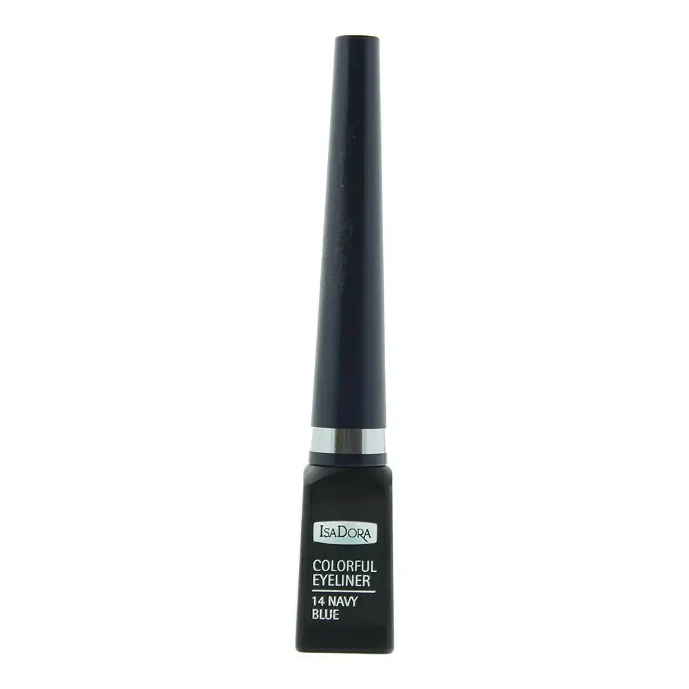 IsaDora, Colorful Eyeliner, Eye Liner, Gel Eyeliner, 14, Navy Blue, 3.7 ml