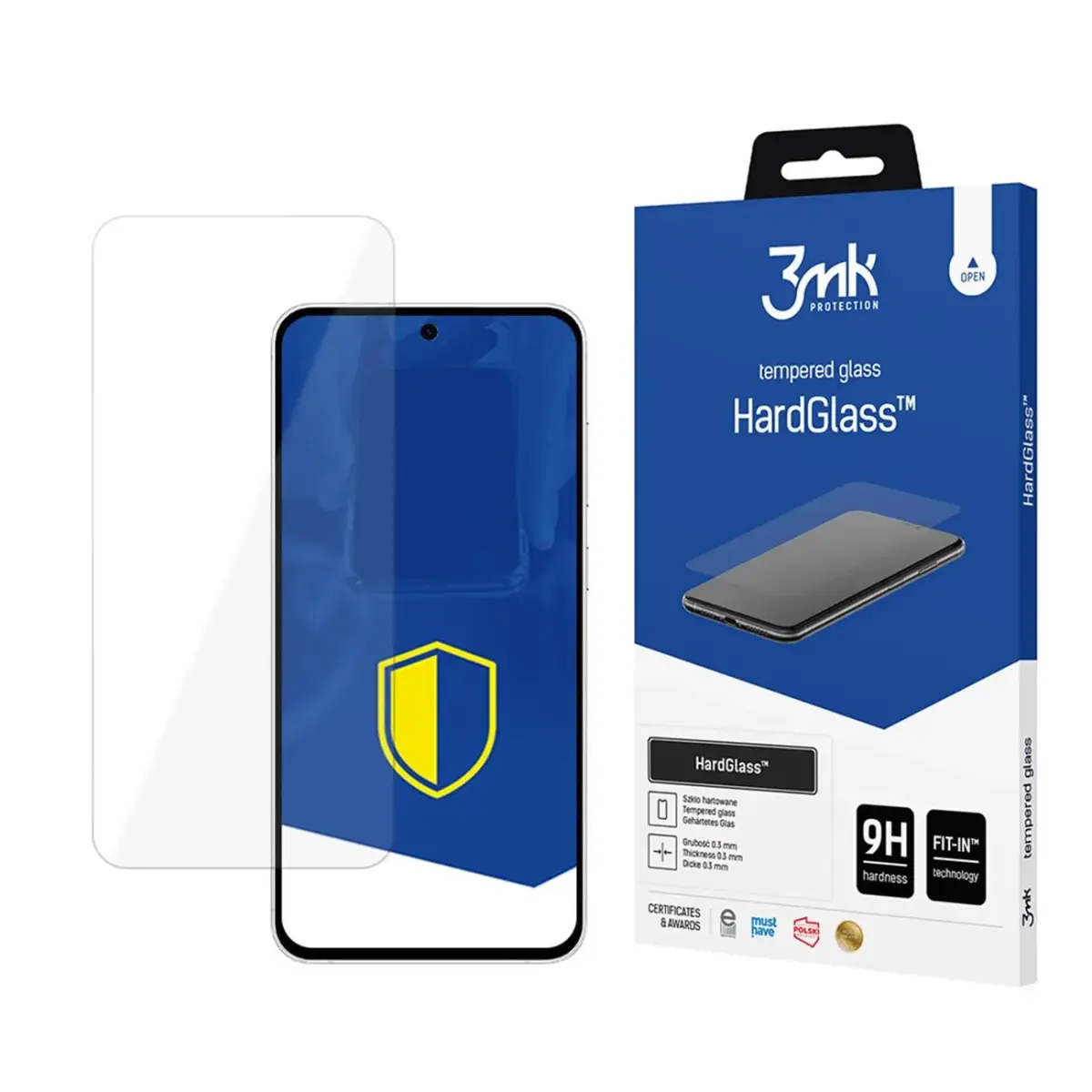 3mk HardGlass aizsargstikls telefona ekrānam Samsung Galaxy S25 FE (S731)