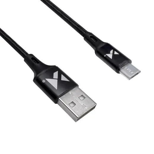 Wozinsky WUC-M1B data transfer and charging cable | USB-A to Micro USB | 12W | 1m | black