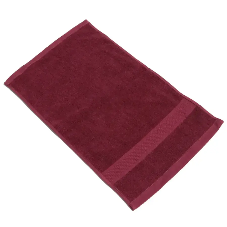 Dvielis 30x50cm sarkans, 100% kokvilna