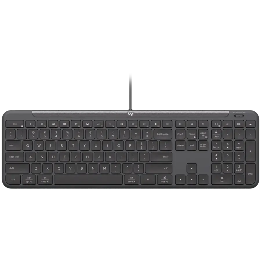 LOGITECH WIRED KB K620 FOR BUSINESS  - GRAPHITE - PAN - USB  - NORDIC-613 - USB-C K620B