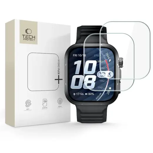FOLIA HYDROŻELOWA TECH-PROTECT HYDRO FLEX+ 2-PACK HUAWEI WATCH FIT 5 PRO CLEAR