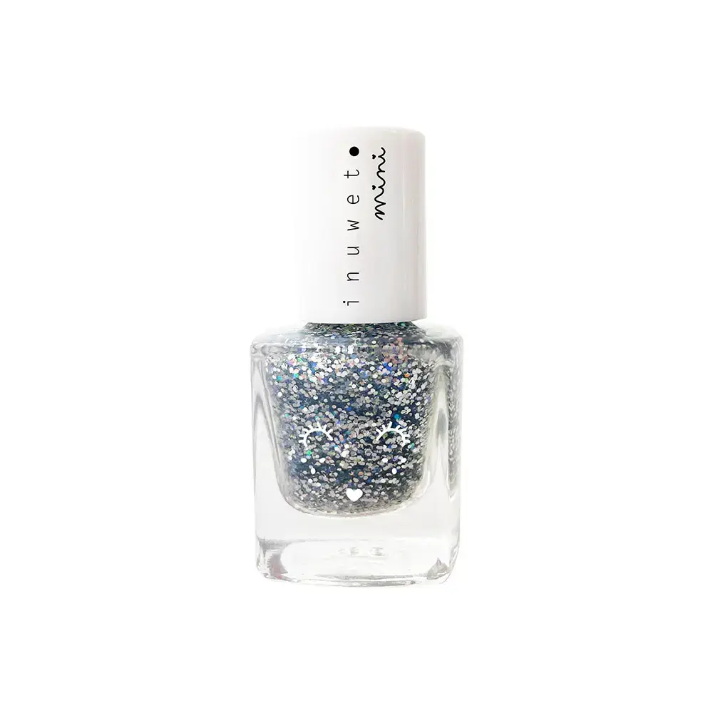 Inuwet, Inuwet, Glitter, Nail Polish, Silver Dreamer, 5 ml *Miniature