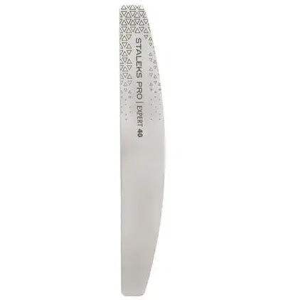 Staleks Expert 40 Crescent Metal Nail File Base - Metal Handle for Disposable Nail Files