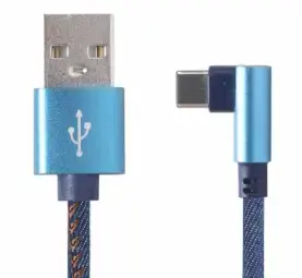 Gembird data transfer and charging cable | USB-A to USB-C | 1m | blue