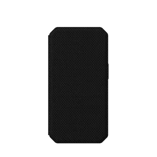 UAG Metropolis case for iPhone 14 Pro with flap - black kevlar