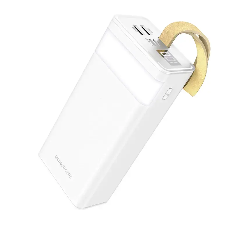 Borofone BJ18A COOLMY power bank 30000 mAh | 2 x USB white