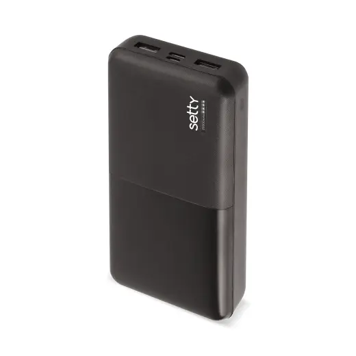 Power bank Setty 20000 mAh melns R