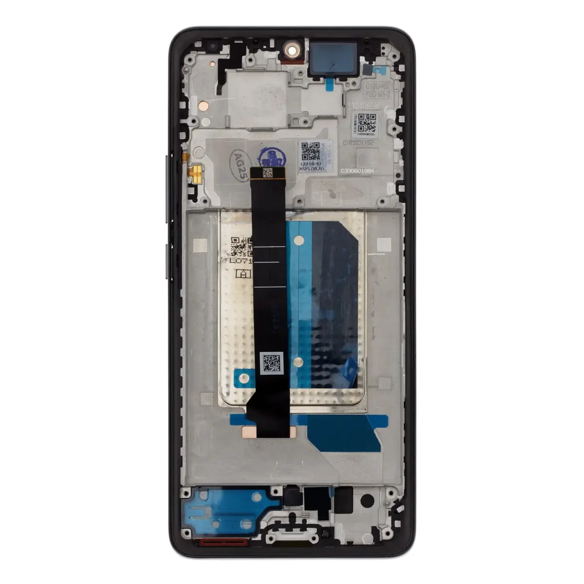 LCD Display + Touch Unit + Front Cover for Xiaomi Redmi Note 14 Pro+ 5G Midnight Black