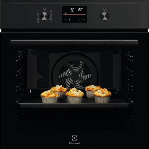 Electrolux 600.sērijas cepeškrāsns (iebūv.), 72l, melna
