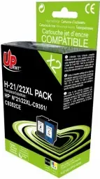 Tintes kārtridžs UPrint HP 21/22XL Multipaka