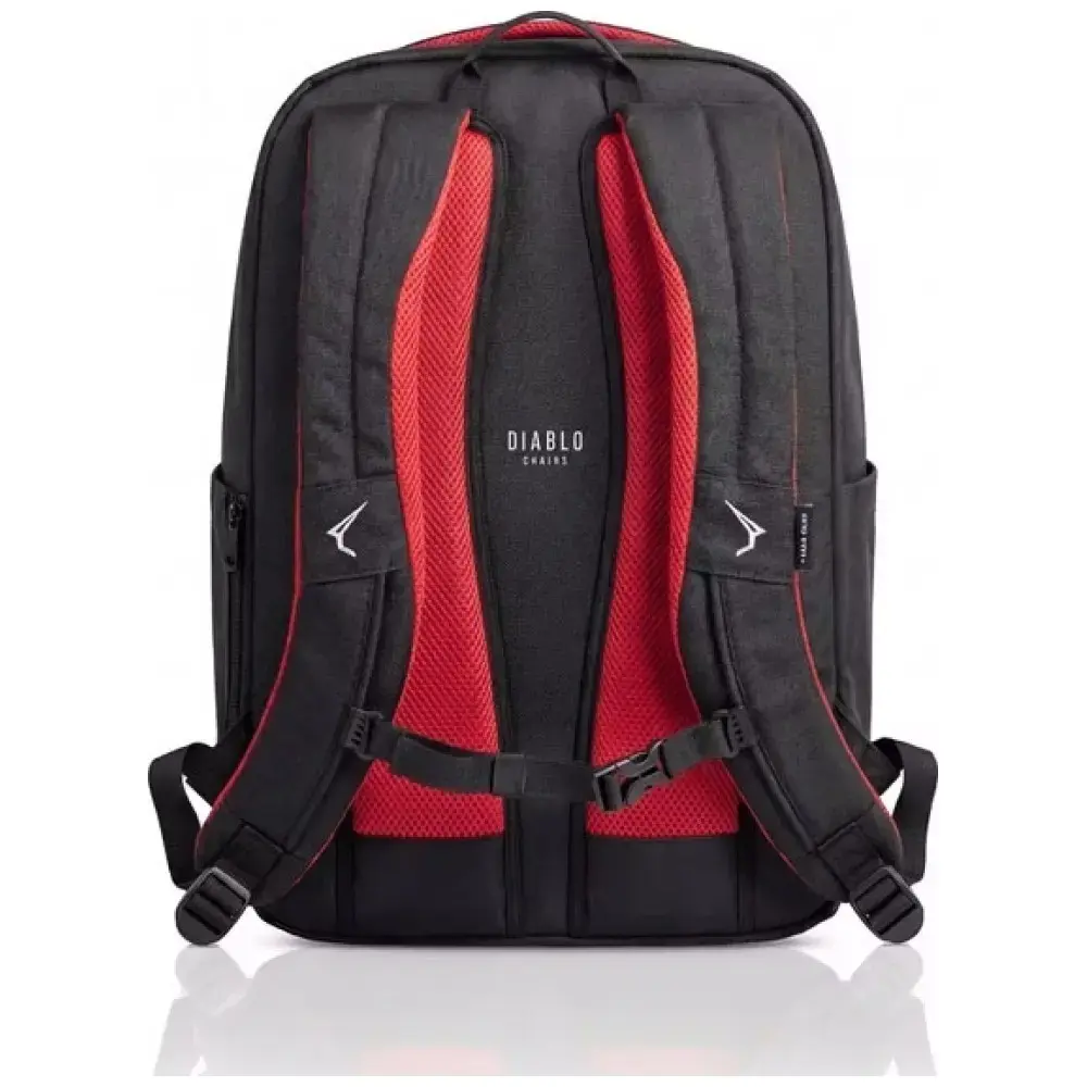 Diablo Chairs Multifunctional Laptop Backpack Prime  black red