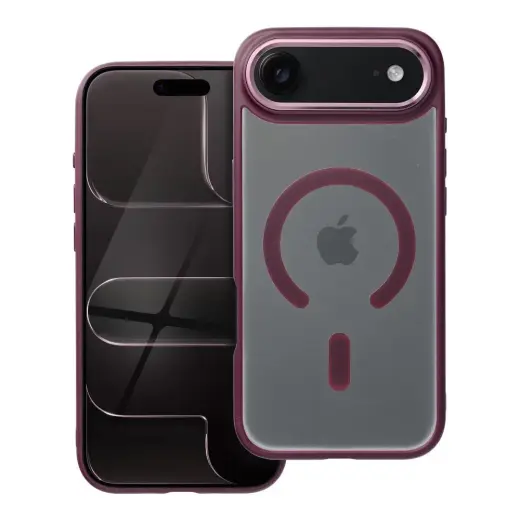 MATTE MAG COVER maciņš ar MagSafe atbalstu telefonam iPhone 17 Air sarkans