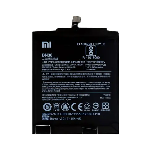 BN30 Xiaomi Original Battery 3030mAh (Service Pack)