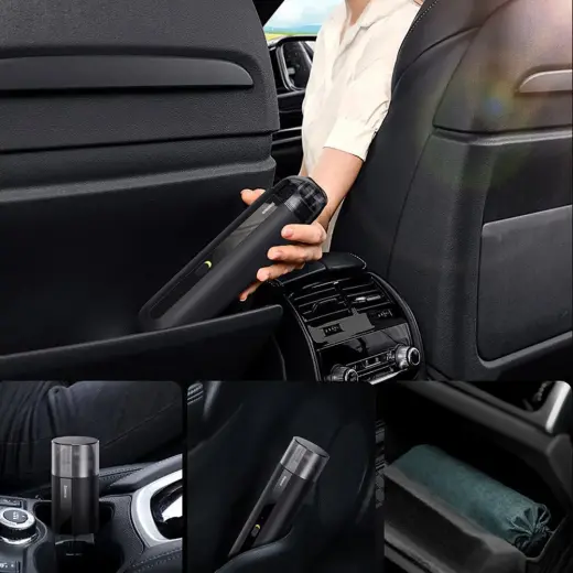 Baseus A2 wireless mini car vacuum cleaner 70 W 5000 Pa white (VCAQ030002)