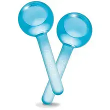Glass Cooling Facial Globes - Skleněné chladicí koule na obličej.