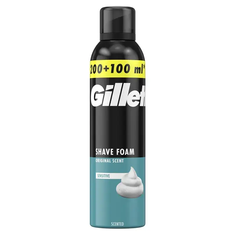 Putas skūšanās Gillette sensitive 300ml