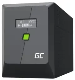 Nepārtrauktas barošanas bloks Green Cell PowerProof LCD UPS 1500VA 1050W 2x Schuko + 3x IEC