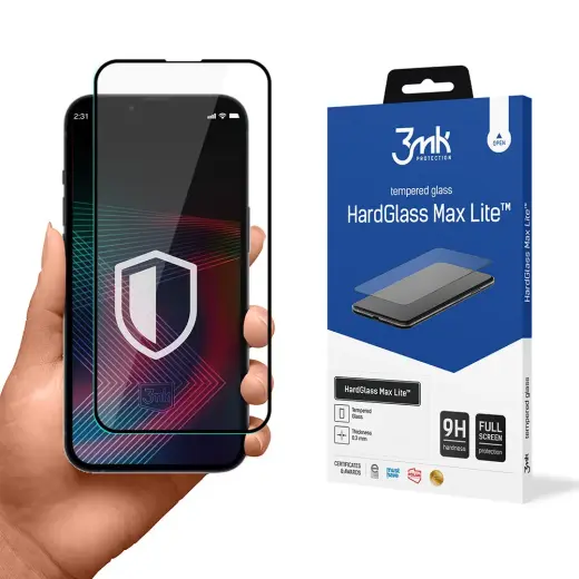 3mk HardGlass Max Lite tempered glass for phone iPhone 13 Pro Max | iPhone 14 Plus