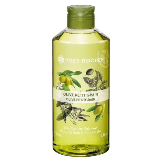 Yves Rocher, Olive Petitgrain, Olive oil, Relaxing, Shower Gel, All types, 400 ml
