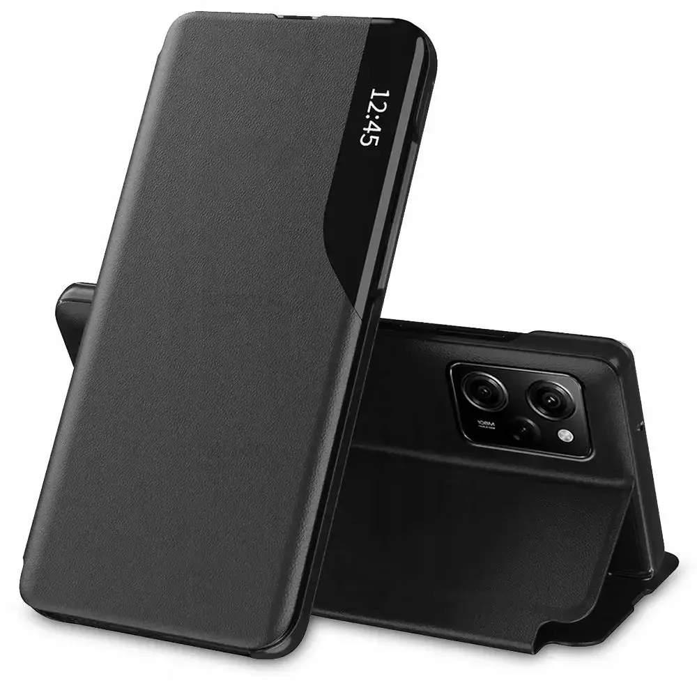 Tech-Protect Smart View Case for Xiaomi Redmi Note 12 Pro 5G | Poco X5 Pro 5G - Black