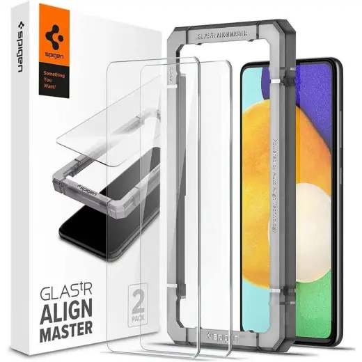 TEMPERED GLASS Spigen ALM GLAS.TR 2-PACK GALAXY A52 / A52S