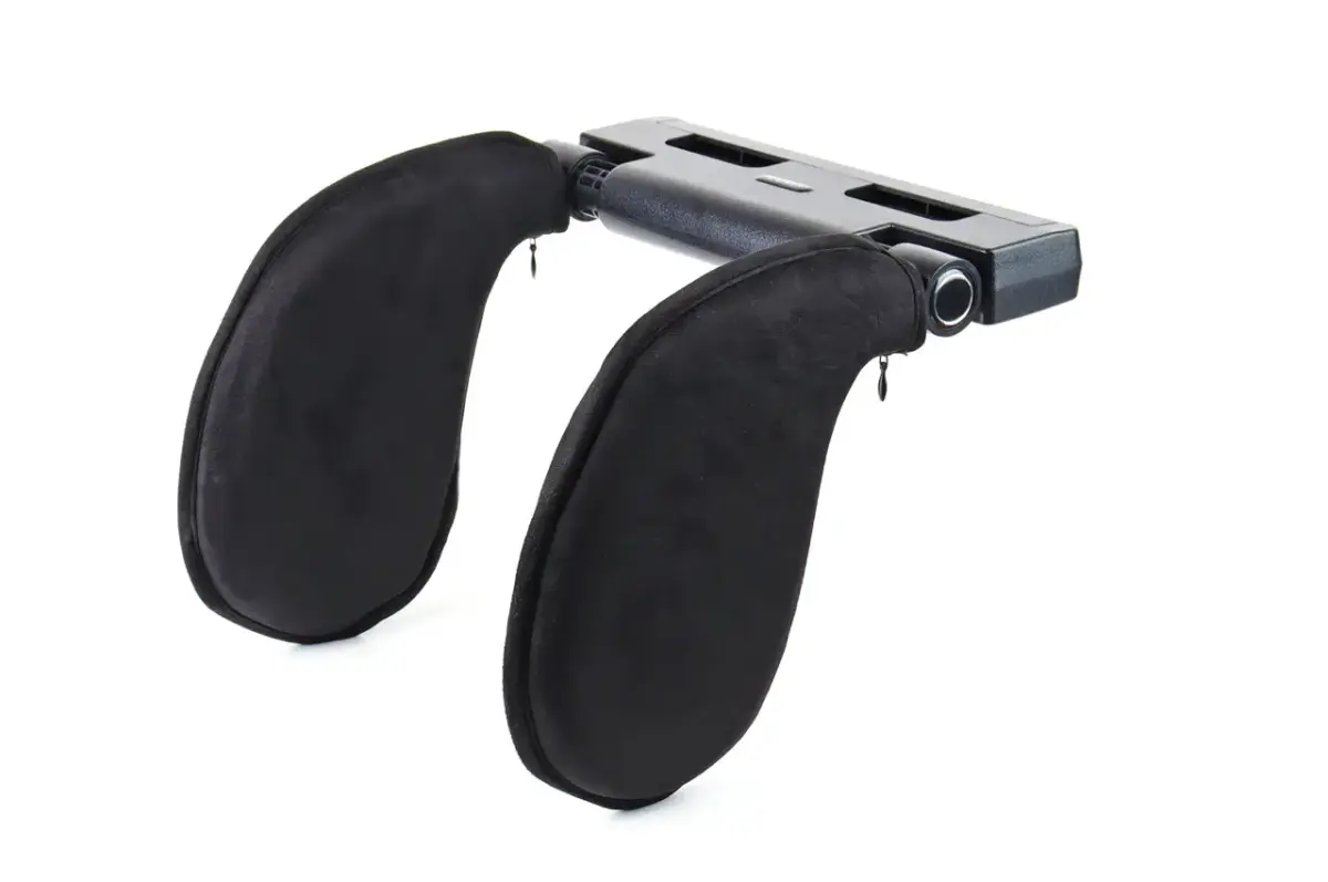 Cloth made black Car sleeping headrest AMiO-02558