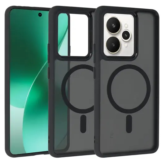 Full Matte Mag Cover for Realme 15/15 Pro 5G black