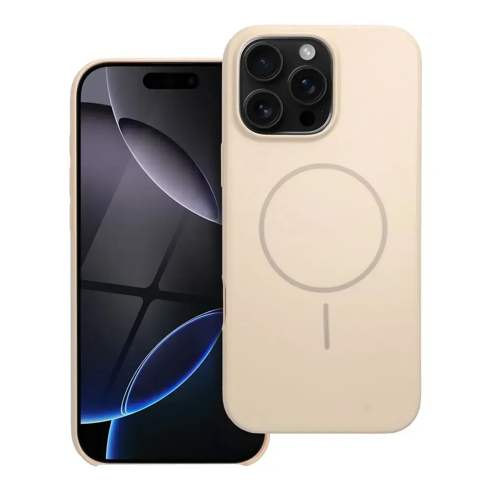 Case for iPhone 16 PRO MAX Glossy Mag Cover compatible with MagSafe white