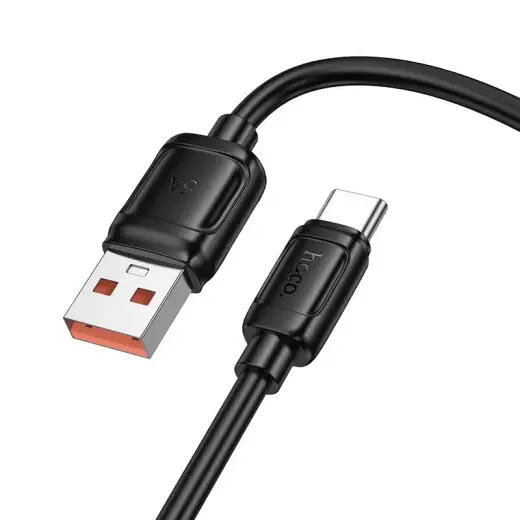 HOCO X115 провод для передачи данных и зарядки | USB-A на USB-C | PD | 100W | 1m | чёрный