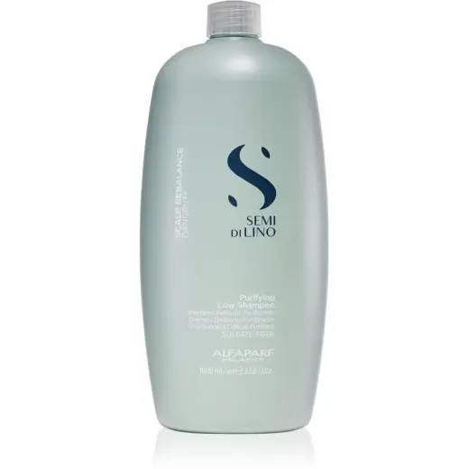 Alfaparf Milano Semi Di Lino Scalp Rebalance Purifying Low Shampoo, 1 L, 8022297095905