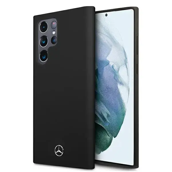 Mercedes MEHCS22LSILBK S22 Ultra S908 czarny|black hardcase Silicone