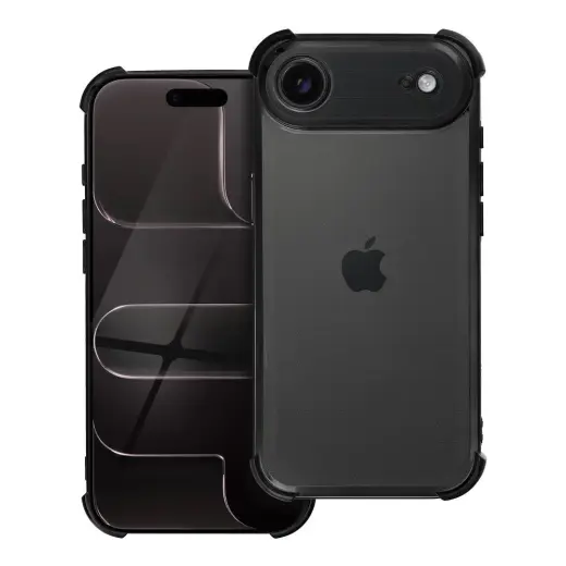 Antishock Electro telefono dėklas iPhone 17 Air juodas