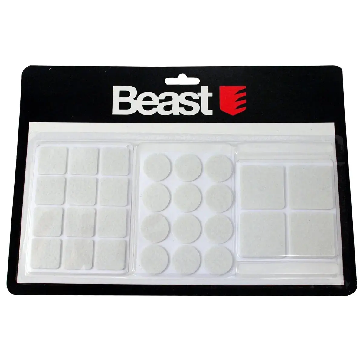 Furniture felt pad set white 28pcs.