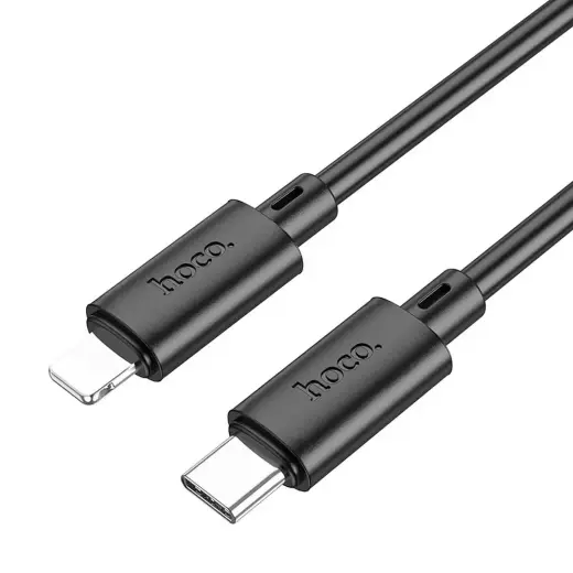 Hoco X88 data transfer and charging cable | USB-C to Lightning | 20W | 1m | black