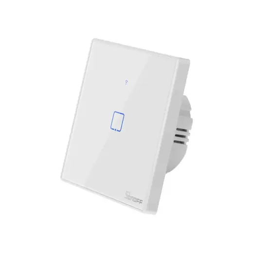Išmanusis Wi-Fi sieninis jungiklis Sonoff TX T2EU1C su RF valdymu