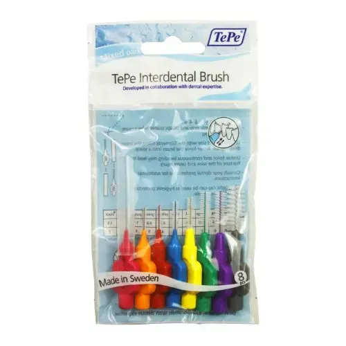 TePe Interdental Brushes Mixed Pack 8 Pieces