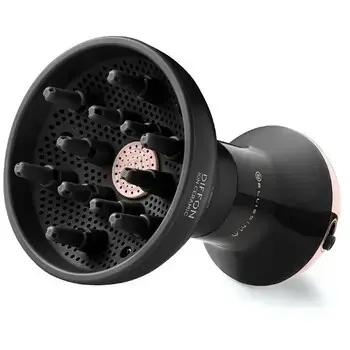 Bellissima DIFFON Ion Ceramic Dual Voltage - Hair dryer with diffuser for curly hair