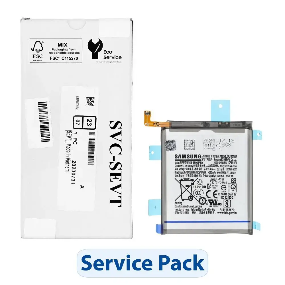ServicePack Battery EB-BN985ABY for SAMSUNG Note 20 Ultra N985 GH82-23333A