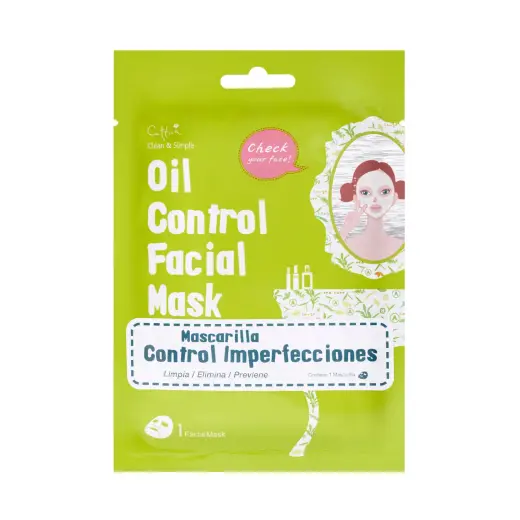 Cettua, Cettua, Oil Control, Sheet Mask, For Face, 20 g