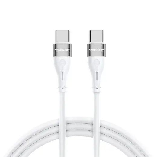 Wozinsky WSTCC2 data transfer and charging cable | USB-C to USB-C | 65W | 2m | white