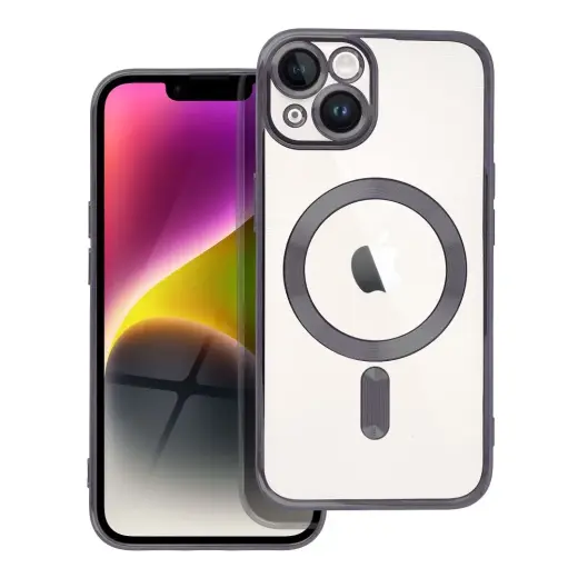 Electro Mag maciņš ar MagSafe atbalstu telefonam iPhone 14 melns