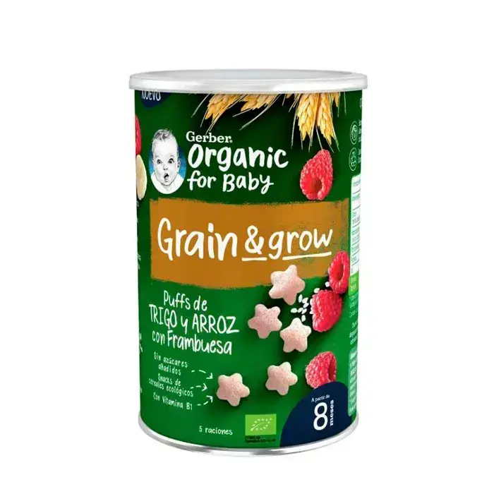 Gerber Organic Raspberry Cereal Snack 35g