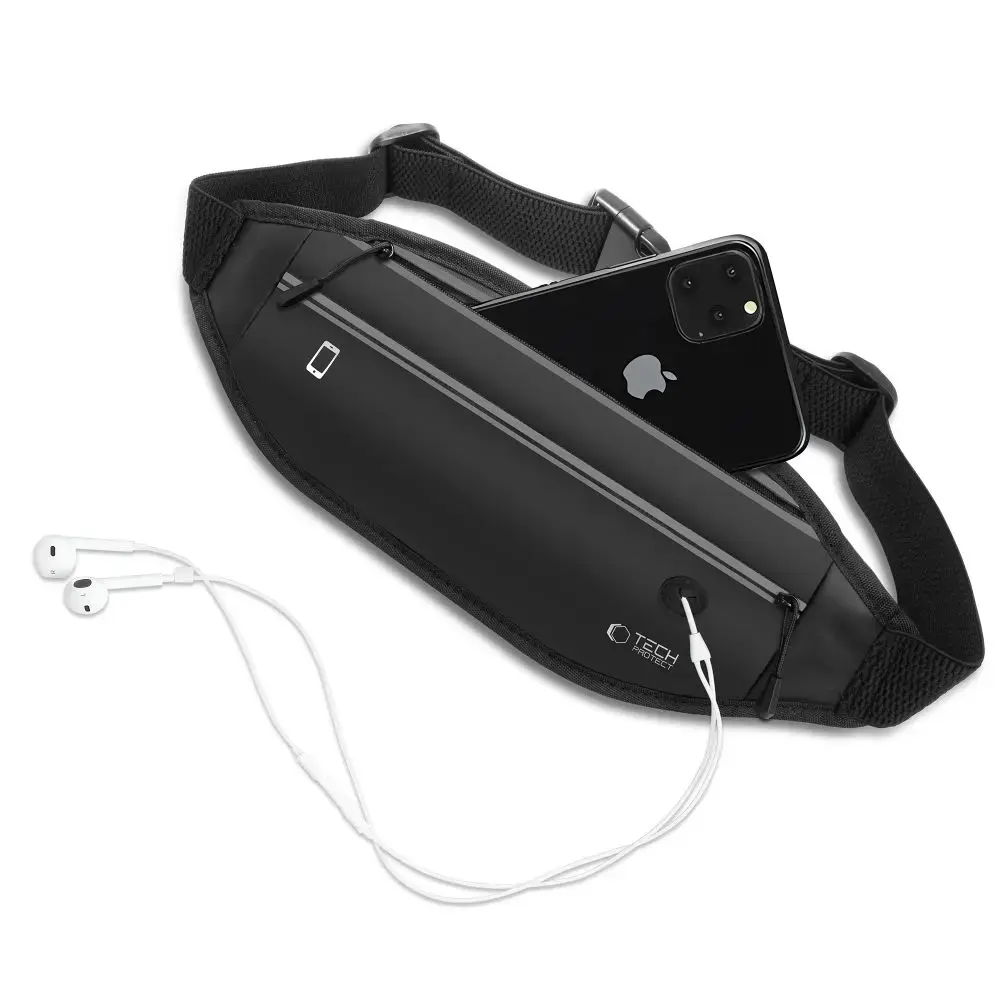 TECH-PROTECT M7 UNIVERSAL SPORT WAIST BAG BLACK