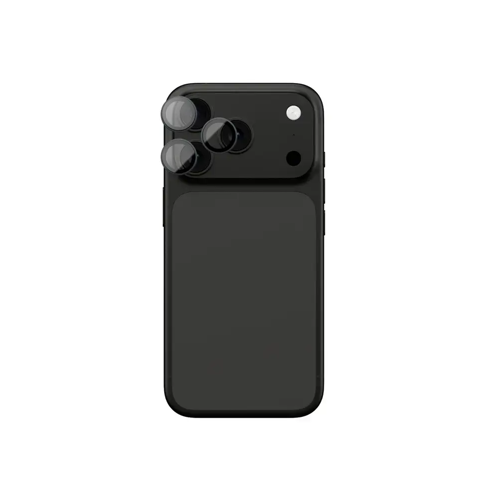 AmazingThing Lens Glass for iPhone 17 Pro | Pro Max with Gray Aluminum Frame