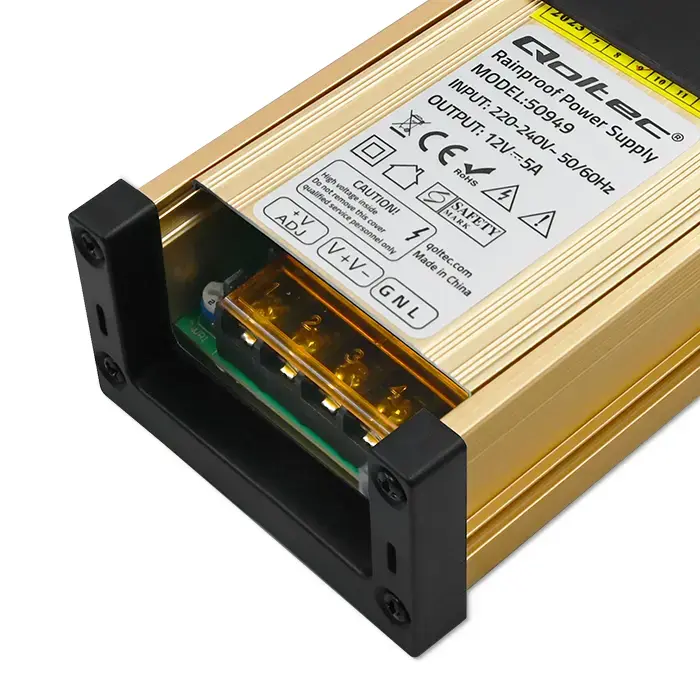 Qoltec LED Driver IP45 60W | 12V | 5A | Waterproof