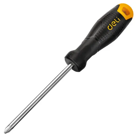 Philips skrūvgriezis PH1x75mm Deli Tools EDL625075 (melns)