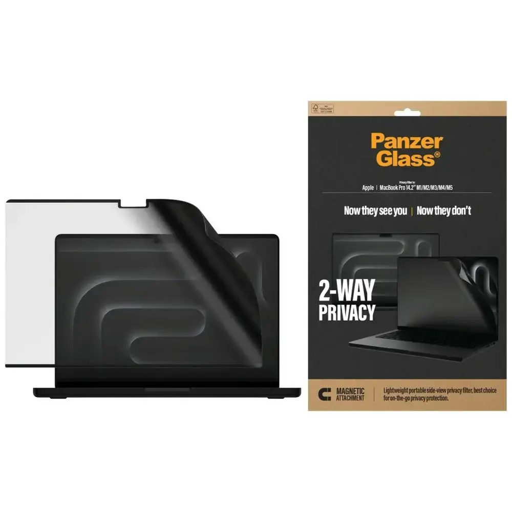 PanzerGlass Privacy Glass Magnetic 2-Way Privacy
